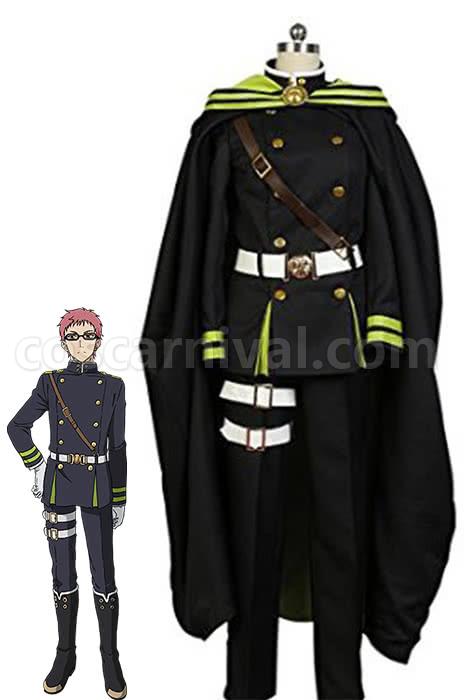 Seraph of the End Shiho Kimizuki Uniform Cosplay Costume coscarnival