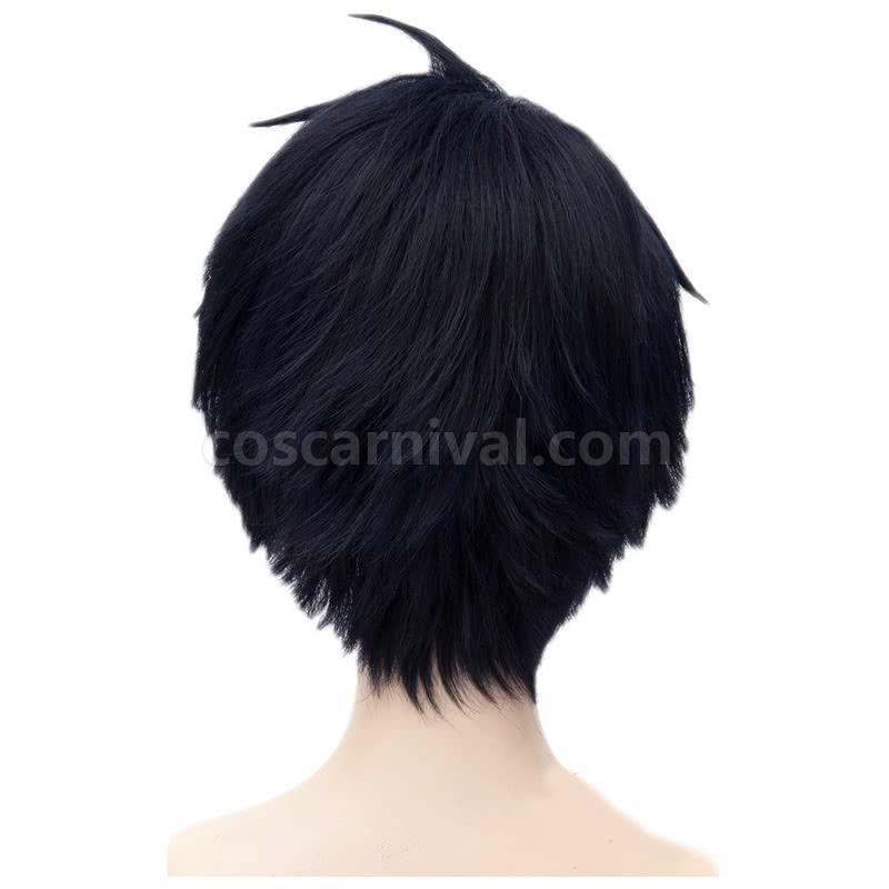seraph of the end yuichiro hyakuya black short wig cosplay costumes