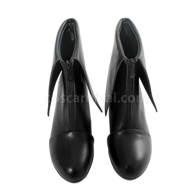 Steins;Gate 0 Kurisu Makise Black Cosplay Shoes coscarnival