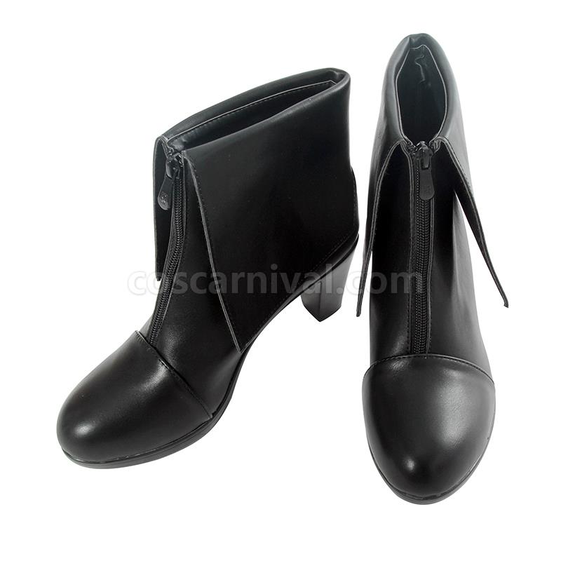 Steins;Gate 0 Kurisu Makise Black Cosplay Shoes coscarnival