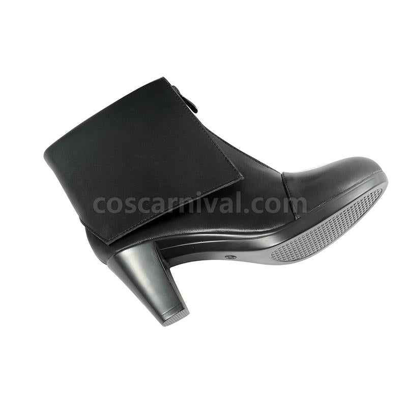 Steins;Gate 0 Kurisu Makise Black Cosplay Shoes coscarnival