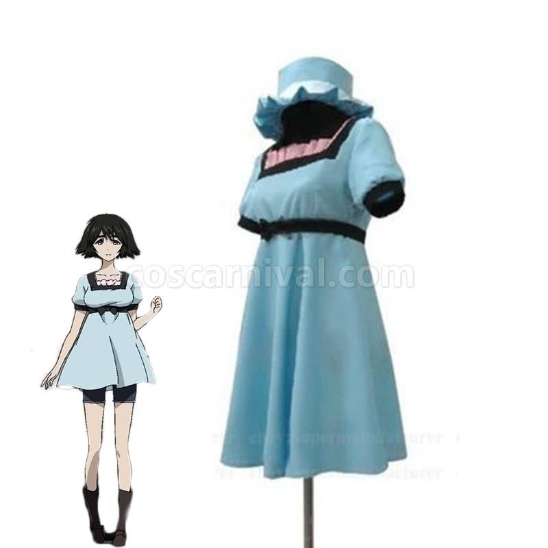 STEINS;GATE 0 Shiina Mayuri Blue Dress Cosplay Costume coscarnival
