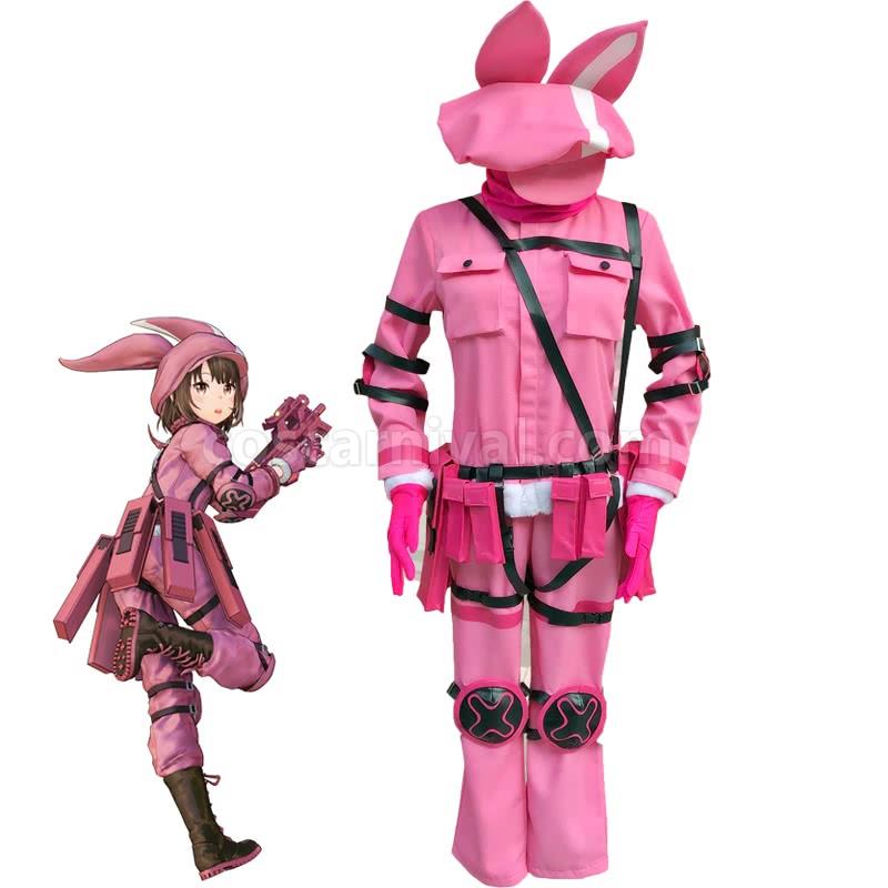 Sword Art Online Alternative: Gun Gale Online Kohiruimaki Karen Cosplay Costume coscarnival