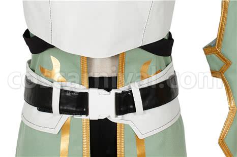 소드 아트 온라인 아사다 시노 여성 그린 코스프레 의상 coscarnival