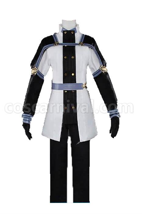 Sword Art Online Kirigaya Kazuto Black And White Uniform Cosplay Costume coscarnival