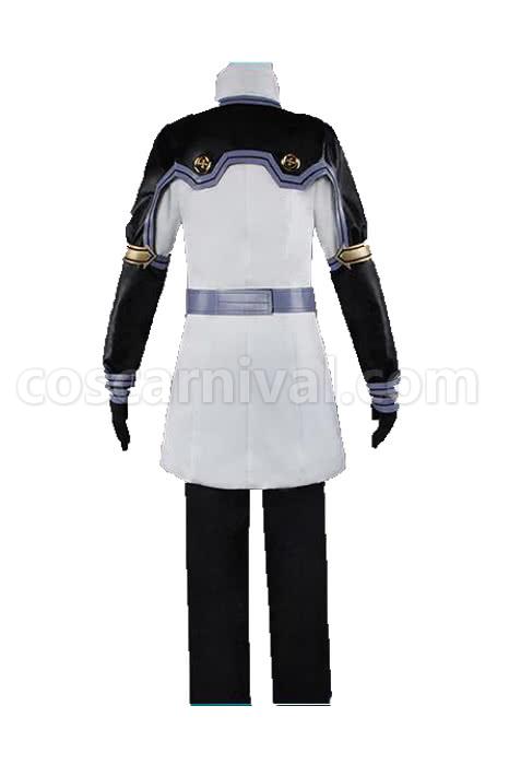 Sword Art Online Kirigaya Kazuto Black And White Uniform Cosplay Costume coscarnival