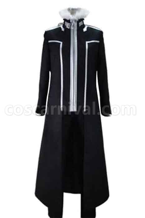 Sword Art Online Kirigaya Kazuto Black Uniform Cosplay Costume coscarnival