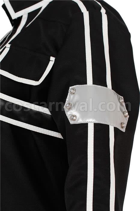 Sword Art Online Kirito Black Suit For Men Cosplay Costume coscarnival