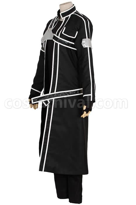 Sword Art Online Kirito Black Suit For Men Cosplay Costume coscarnival