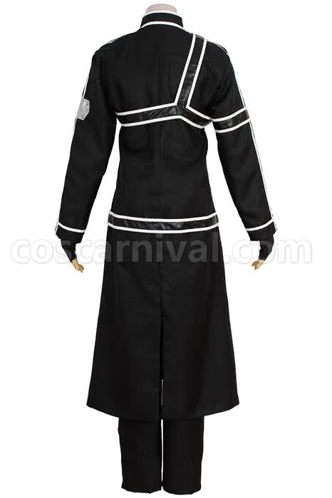 Sword Art Online Kirito Black Suit For Men Cosplay Costume coscarnival