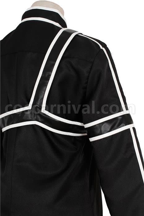Sword Art Online Kirito Black Suit For Men Cosplay Costume coscarnival