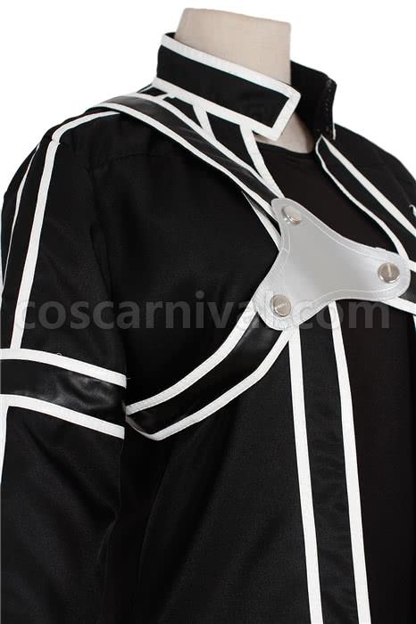 Sword Art Online Kirito Black Suit For Men Cosplay Costume coscarnival