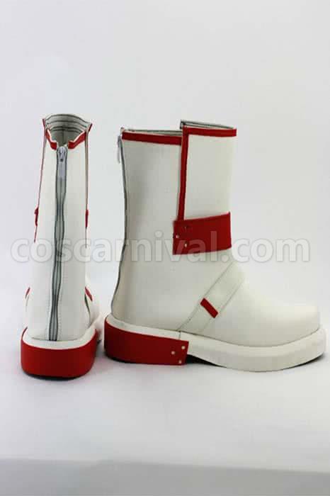 Sword Art Online Kirito Shoes White and Red Cosplay Shoes coscarnival