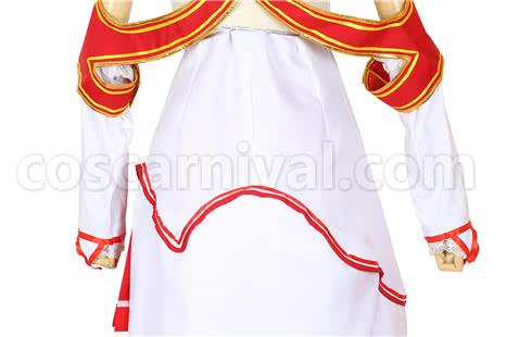 Sword Art Online SAO Asuna Yuuki Cosplay Costume coscarnival