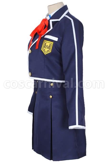 ソードアート・オンライン 結城明日奈 学生 青制服 コスプレ衣装 coscarnival