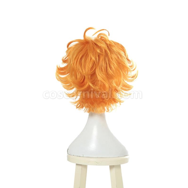 The Promised Neverland Emma Blonde Curly Cosplay Costume coscarnival