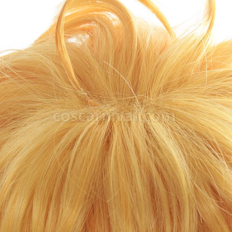 The Promised Neverland Emma Blonde Curly Cosplay Costume coscarnival