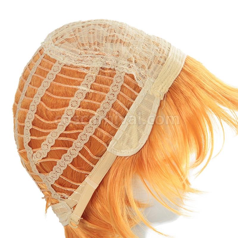 The Promised Neverland Emma Blonde Curly Cosplay Costume coscarnival