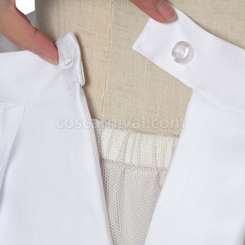 The Promised Neverland Emma White Shirt Skirt Cosplay Costume coscarnival