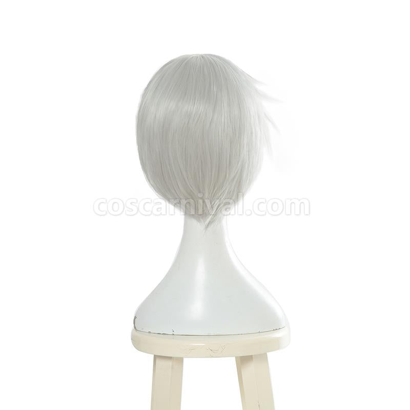 the promised neverland norman short gray wigs anime costumes