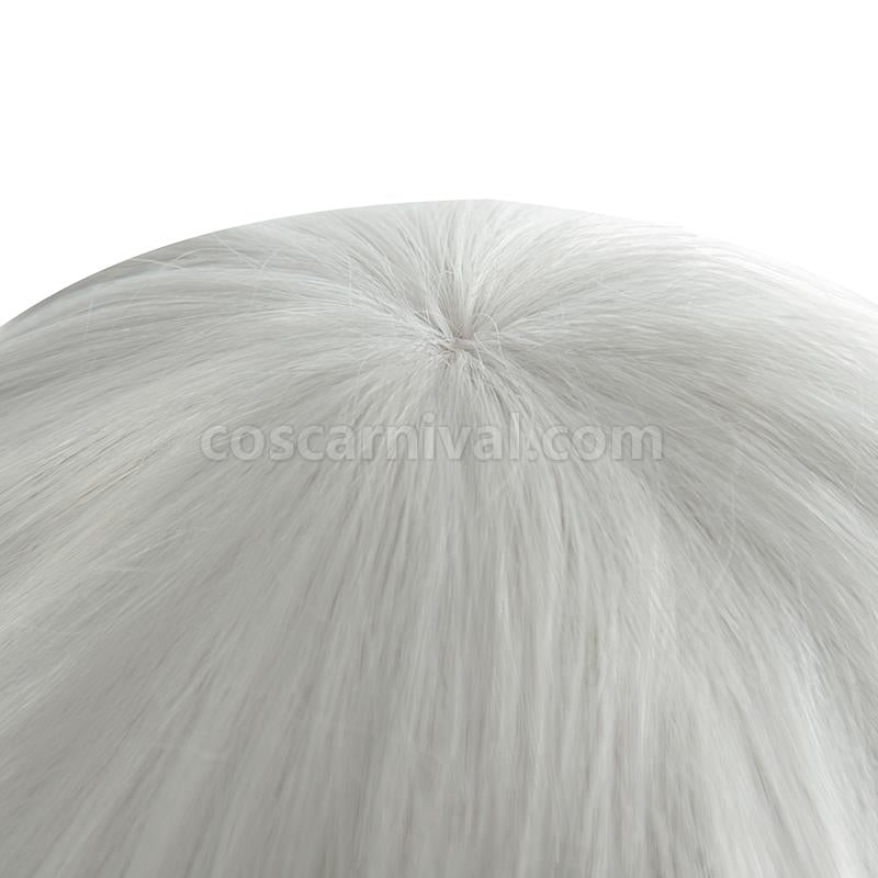 the promised neverland norman short gray wigs anime costumes