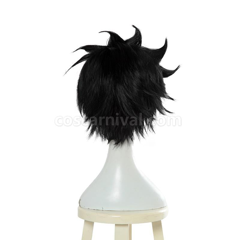 the promised neverland ray black short wigs anime cosplay costumes