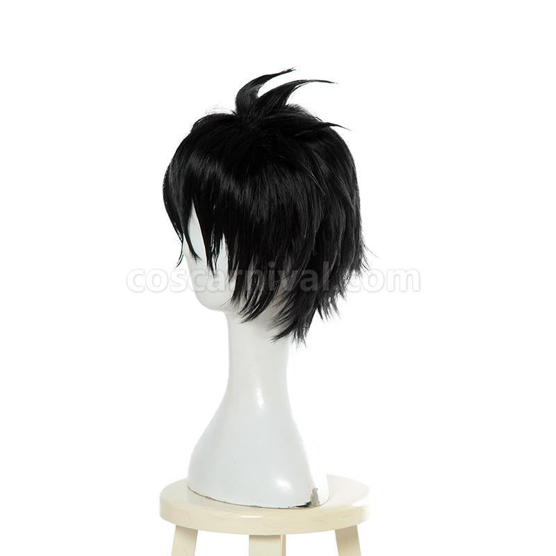 the promised neverland ray black short wigs anime cosplay costumes