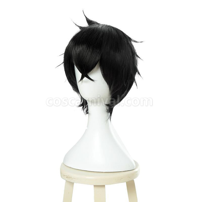 the rising of the shield hero naofumi iwatani black short wigs costumes