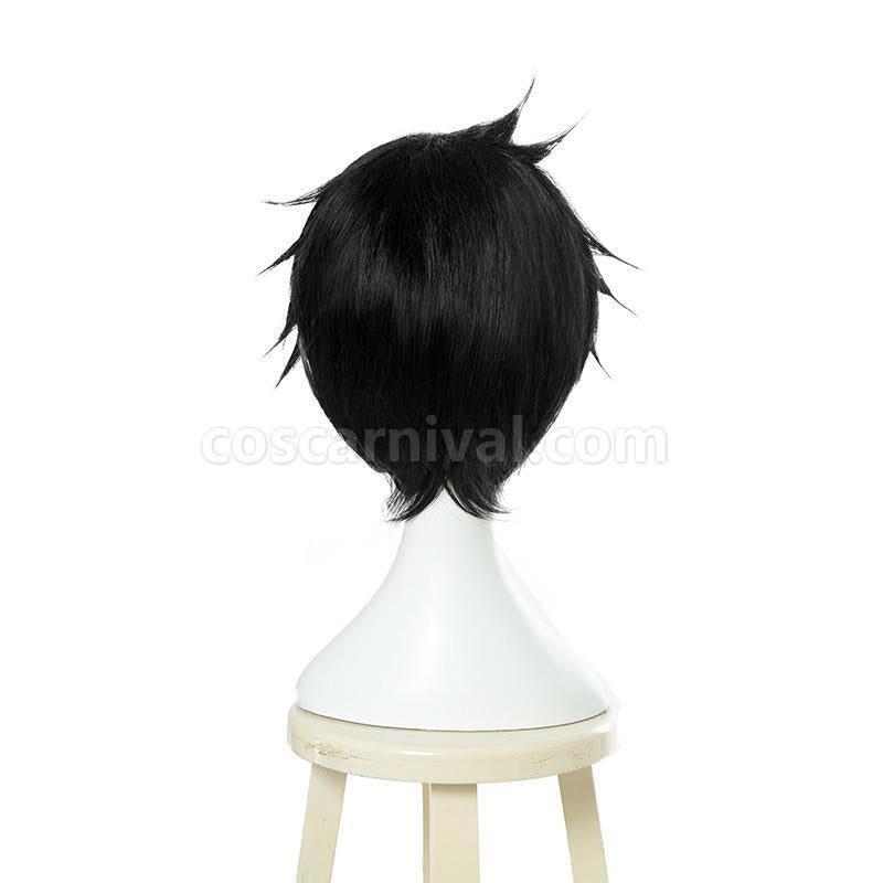 the rising of the shield hero naofumi iwatani black short wigs costumes