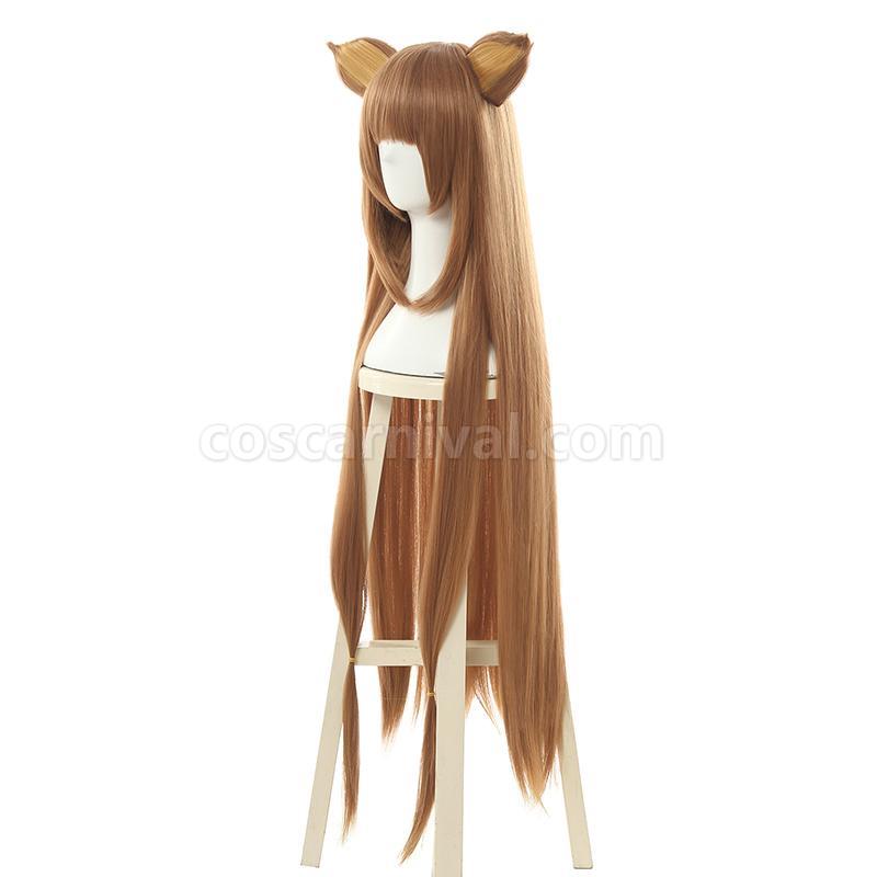 the rising of the shield hero raphtalia brown long wigs costumes