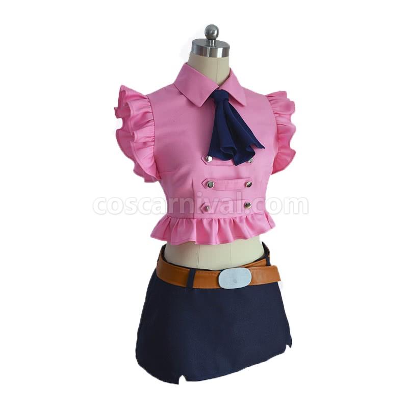 を七つの大罪no taizaiエリザベスliones女性フルセットコスプレ衣装coscarnival