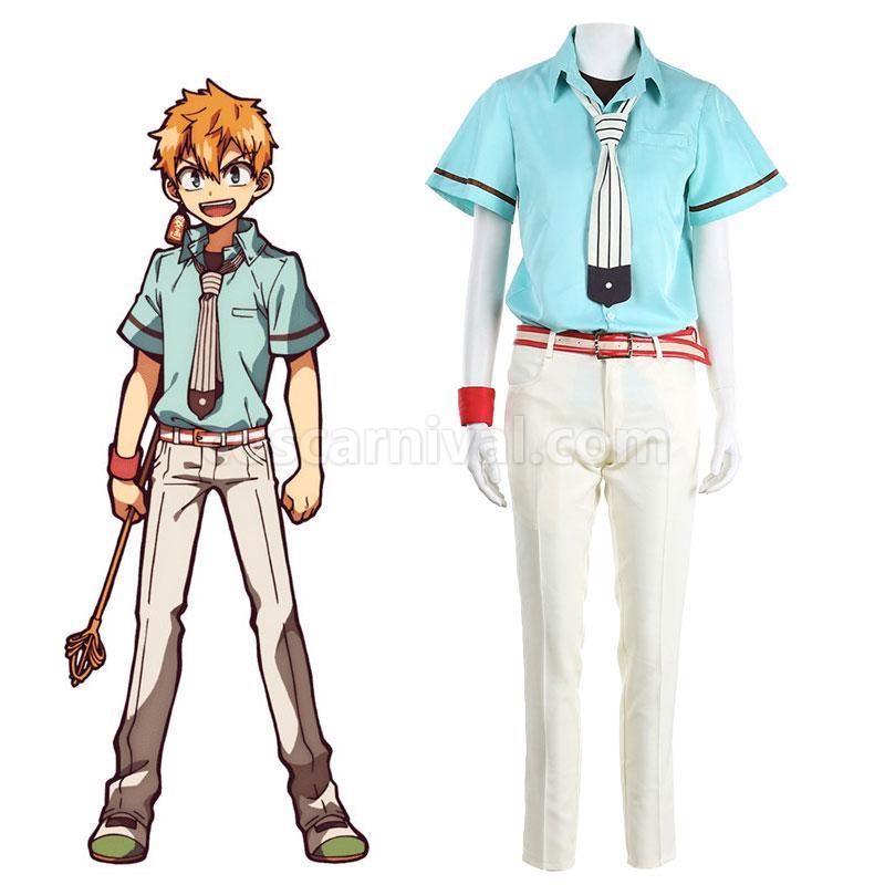 Toilet-Bound Hanako-kun Kou Minamoto Uniform Cosplay Costume coscarnival