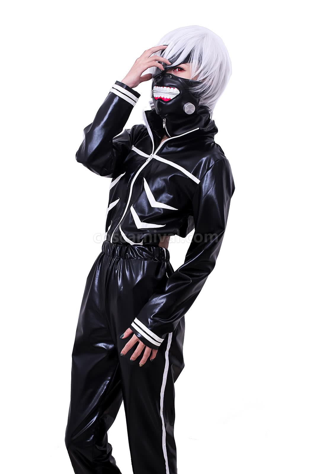Tokyo Ghoul Ken Kaneki Battle Suits Cosplay Costume coscarnival