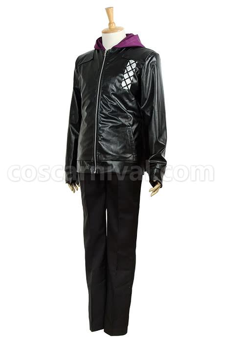 Tokyo Ghoul Kirishima Ayato Black PU Fancy Uniform Cosplay Costume coscarnival