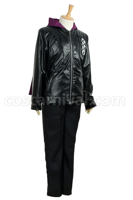Tokyo Ghoul Kirishima Ayato Black PU Fancy Uniform Cosplay Costume coscarnival