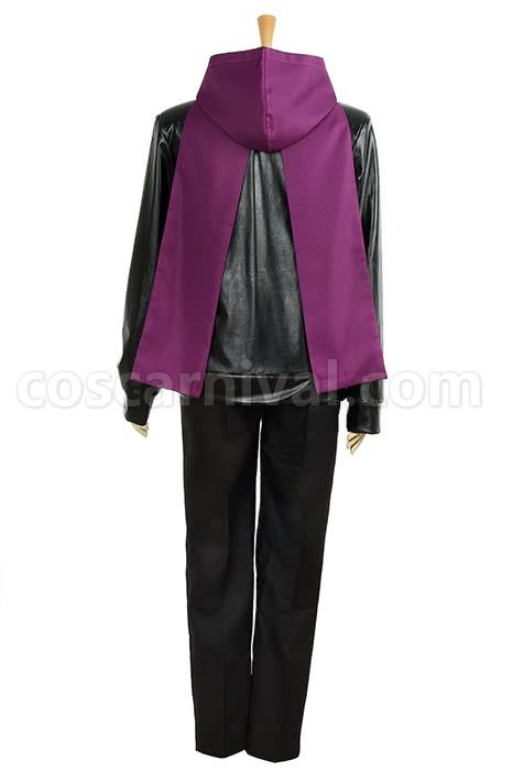 Tokyo Ghoul Kirishima Ayato Black PU Fancy Uniform Cosplay Costume coscarnival