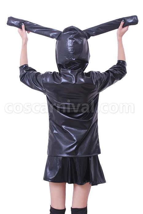 Tokyo Ghoul Touka Kirishima Black Leather Turnouts Cosplay Costume coscarnival