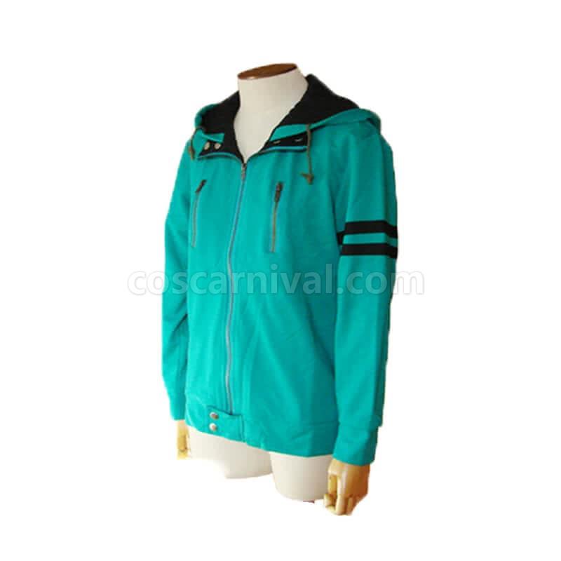 Tokyo Ghouls II Ken Kaneki Green Coat Cosplay Costume coscarnival