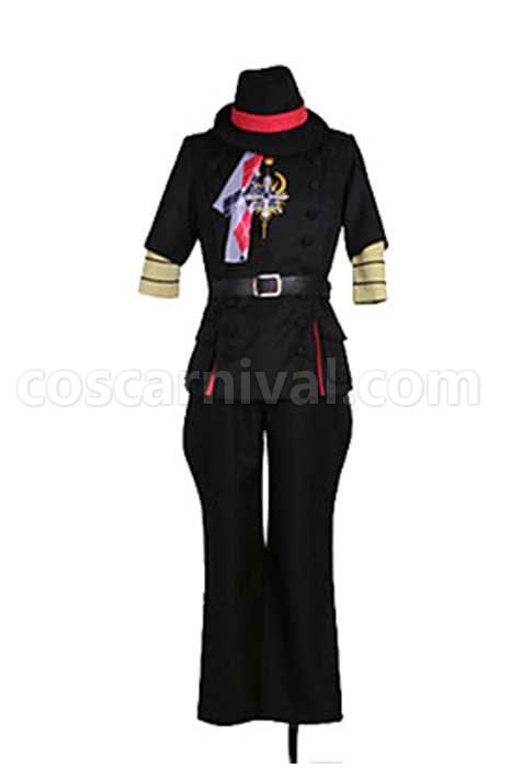 Uta No Prince Syo Kurusu Black Suit Cosplay Costume coscarnival