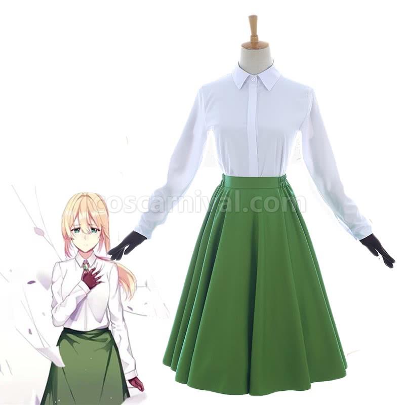 Violet Evergarden Evergarden Violet Daily Cosplay Costume coscarnival