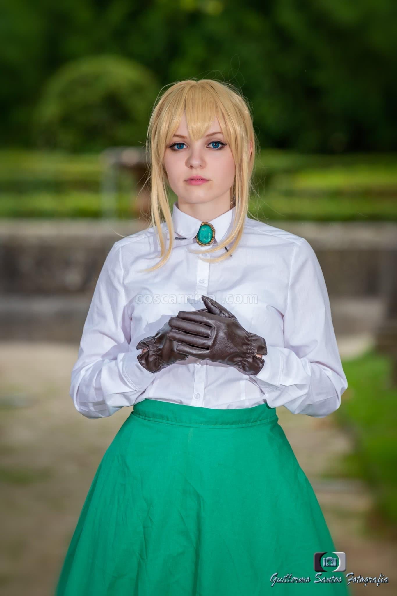 Violet Evergarden Evergarden Violet Daily Cosplay Costume coscarnival