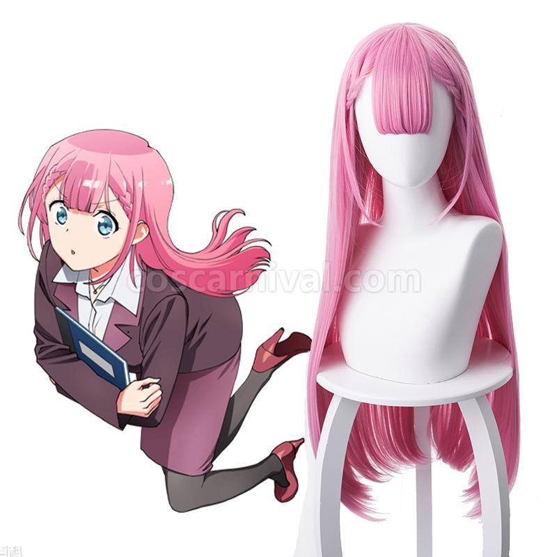 we never learn bokuben mafuyu kirisu pink long anime costumes