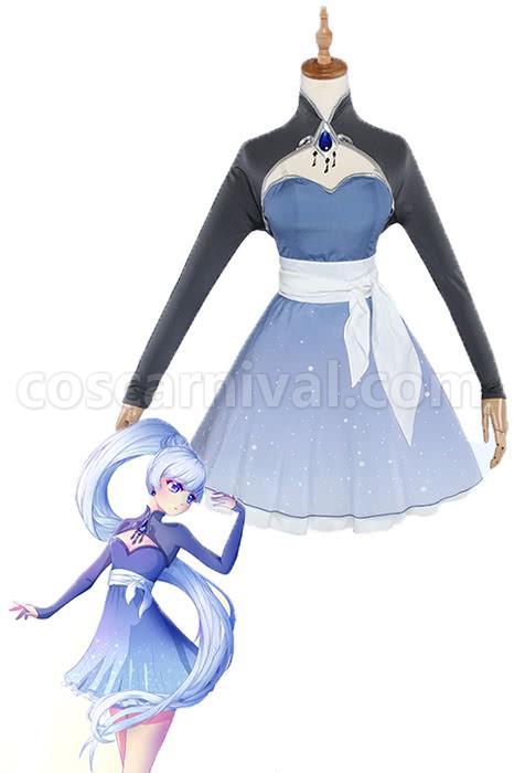 Weiss Schnee Lovely Purple Cosplay Costume coscarnival