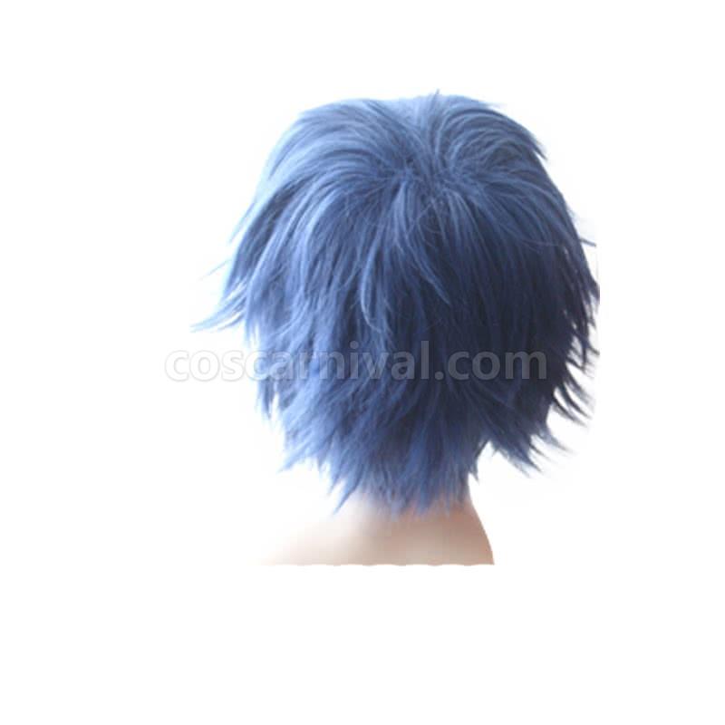 wotakoi love is hard for otaku hirotaka nifuji 45cm blue short men synthetic wig anime cosplay costumes