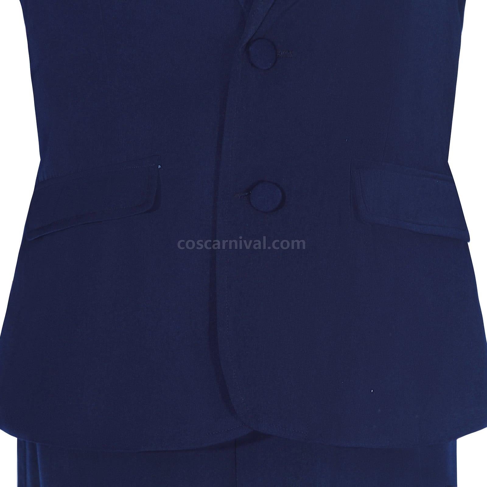 WotaKoi Love is Hard for Otaku Hirotaka Nifuji ブルー スーツ メンズ コスプレ コスチューム coscarnival