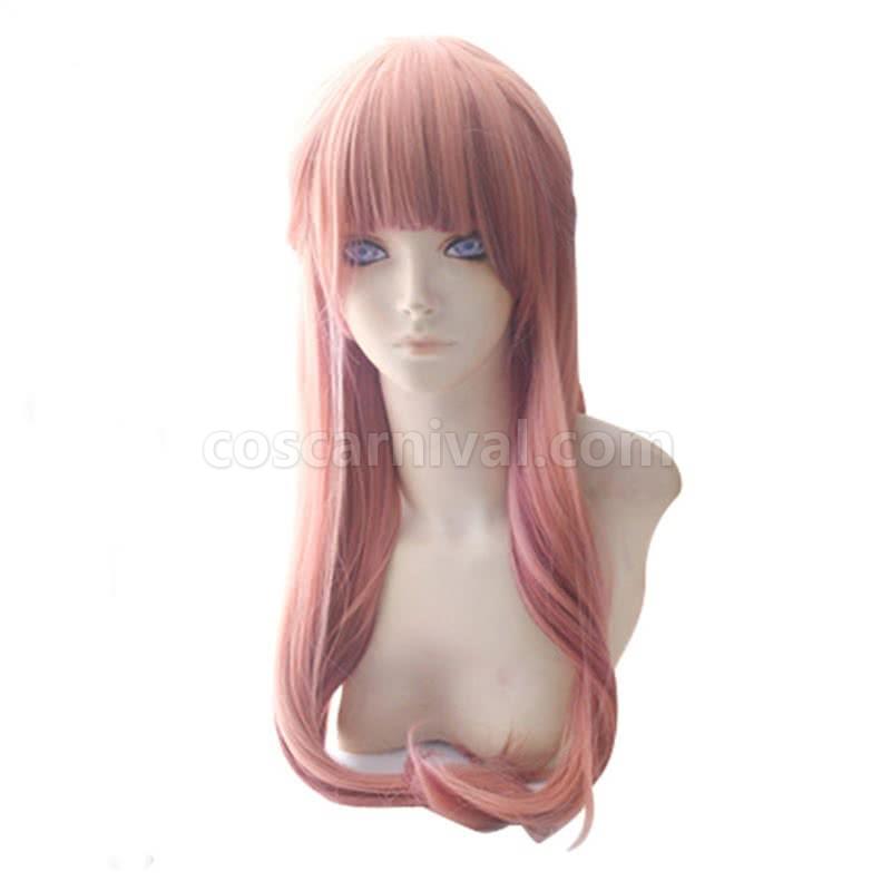 wotakoi love is hard for otaku narumi momose 70cm pink orange long straight wig cosplays