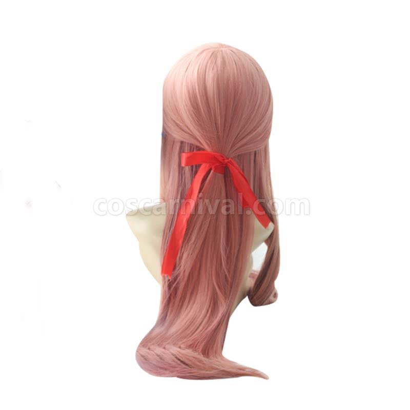 wotakoi love is hard for otaku narumi momose 70cm pink orange long straight wig cosplays