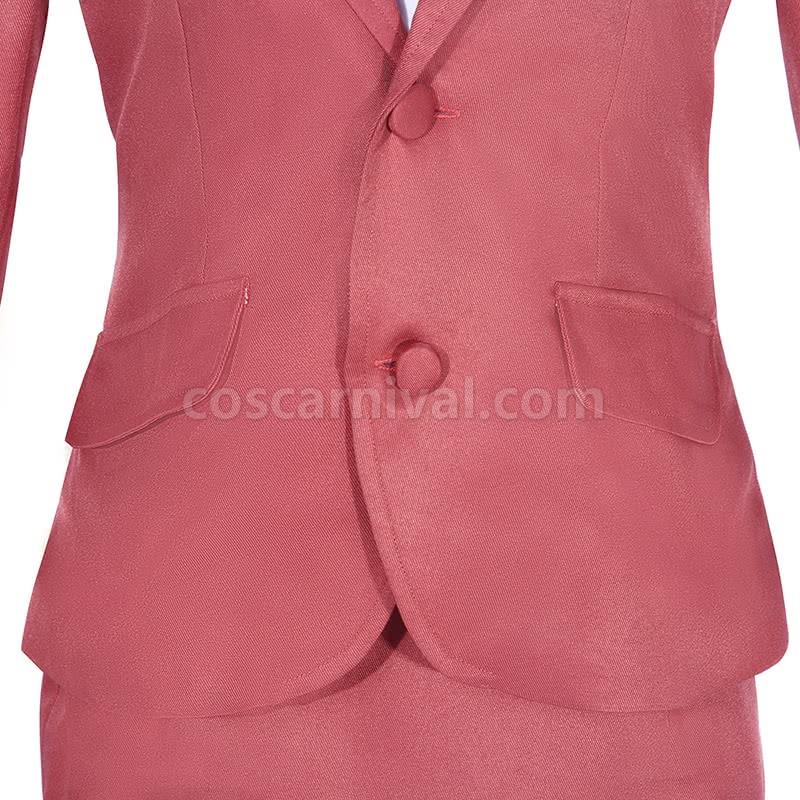 WotaKoi Love is Hard for Otaku Narumi Momose ピンク スーツ 女性用 コスプレ コスチューム cocarnival