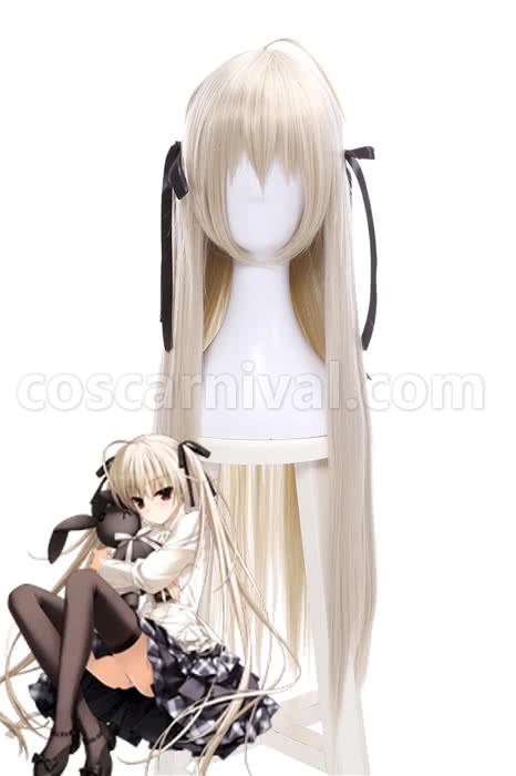 Yosuga no Sora Kasugano Sora Light Gray Straight Cosplay Costume coscarnival