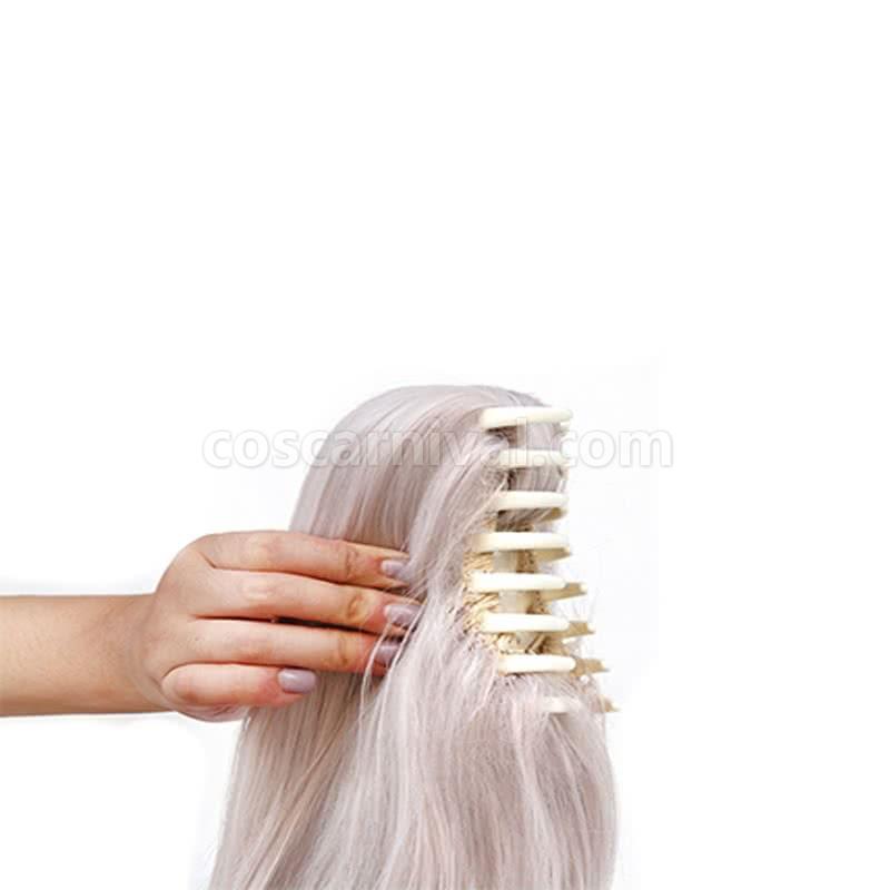 youtuber ai kaguyaluna silver wigs cosplay costume